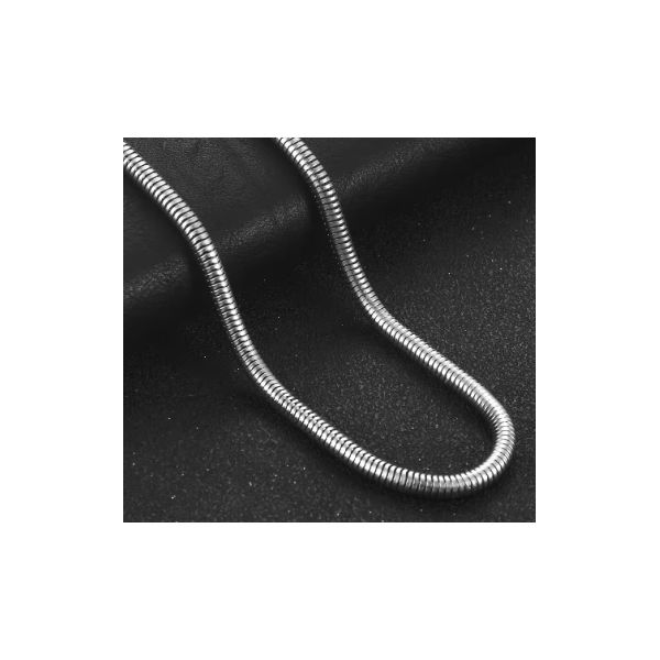 COLLAR HOMBRE PLATA OFF